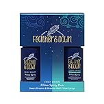 Feather & Down Pillow Spray Duo, Sleep Gift Set with Lavender Mist and Breathe Well Blend, Cruelty Free and Vegan, Relaxation Gift Set