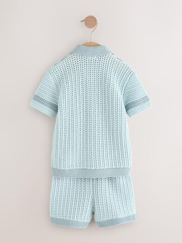 Conjunto de ganchillo para niños NEXT de dos piezas con camisa de manga corta transpirable 2