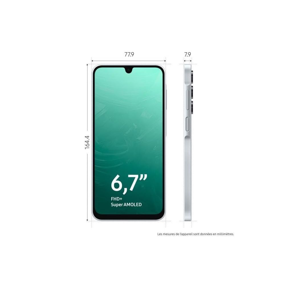 Smartphone Samsung Galaxy A16 6,5 5G Double Nano SIM 128 Go Gris