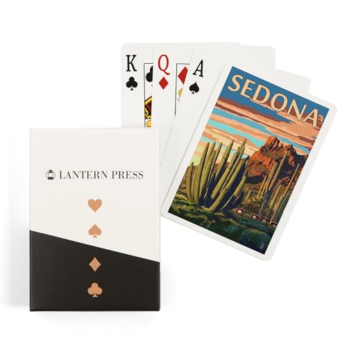 Lantern Press Sedona Arizona Naipes Poker 52 Cartas