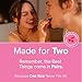 Kums Pink Cherry Rose Chocolate Tabs for Couples (1 Box) Premium Pink Cherry Tab Chocolate for Men & Women | Vegetarian Delight Ideal for a Delightful Experience