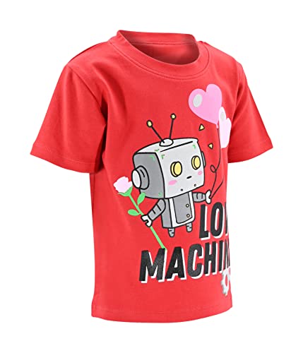 Image of Boys Short Sleeve Funny Graphic Tees for Toddler to Big Kid