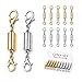 12 Pack Magnetic Necklace Clasps and Closures. Necklace Jewelry Extender with Strong Magnet. Magnetic Necklace Clasp for Jewelry Necklace Bracelet Making. Gold and Silver Plating (Regular)