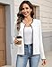Totatuit Women's Zip Front Cardigan for Women Casual Jacket Lightweight Fashion Knitted Sweater with Zipper Fall Tops White X-Large