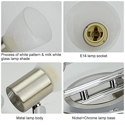 image for Depuley 6 Lights Track Lighting Kit, Ceiling Spotlights Fixtures with 