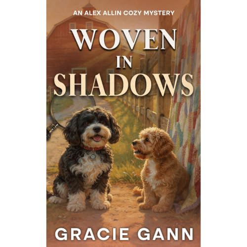 Woven in Shadows Audiolibro Por Gracie Gann arte de portada