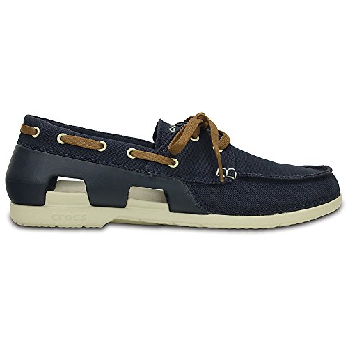 crocs Men's Beach Line Lace-up Boat Shoe