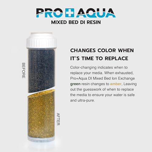 Image of DI Resin Replacement Refill Deionization Color Changing Premium Grade, TDS Filtration, Aquariums, Spot Free Rinse, 1L