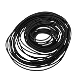 Zerodeko Antriebsriemen für Kassettenrekorder – 50 Stück Gemischte Größen Gummiriemen für Tonbandgeräte und Videorekorder Einfache Installation für Reparatur und Wartung