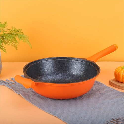 Wok antiadherente con mango desmontable miniatura 2