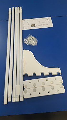 Miniatura 8 de EZ Shelf -Estante extensible para armario (sin barra para colgar) - 41.5 - 74 pulgadas -Blanco- Fácil de instalar en 1 pared lateral y pared trasera