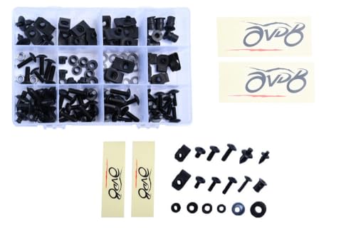 Kit visserie carénages M5 M6 noir pour restaurer votre BMW R1200RT SE
