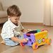 Didklom Baby Walker Musical Push Toy for Toddlers 18+ Months - Educational Activity Wagon with Building Blocks, Learning Walking Assistant with Adjustable Handle for Baby Boys & Girls