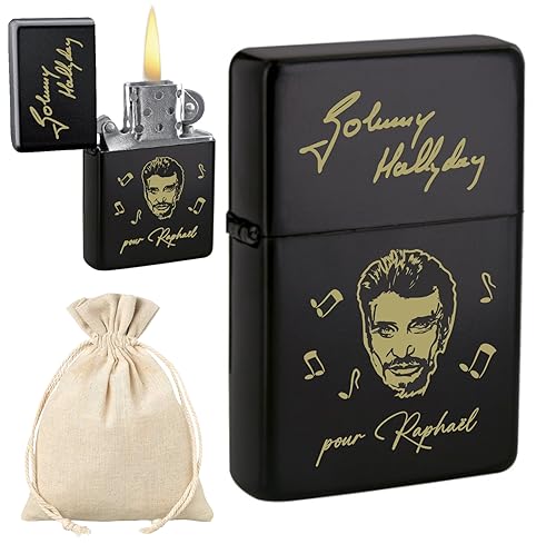 Gravure Events Cadeau Johnny Hallyday (Briquet)