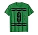 Green Crayon Halloween Couple Friend Group Costume T-shirt