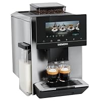 Siemens Kaffeevollautomat EQ900 iAroma, personalisierbare Einstellungen, präzises Mahlwerk, großes, intuitives Full-Touch-Display, Silber, TQ923E03 – Ansicht 1