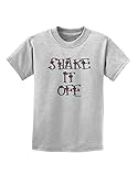 TooLoud Shake It Off Text Cute with Hearts Childrens T-Shirt