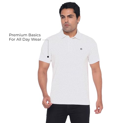 Image of MANE AND MINI Men's Cotton Polo Neck T Shirt Regular Fit Half Sleeve Casual