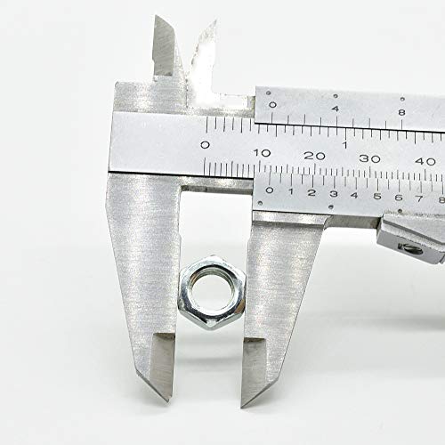 10x Sechskantmutter M8x1 SW12 H.5mm ISO-Feingewinde DIN 13-5 verzinkt Schlüsselmutter Gewindemutter