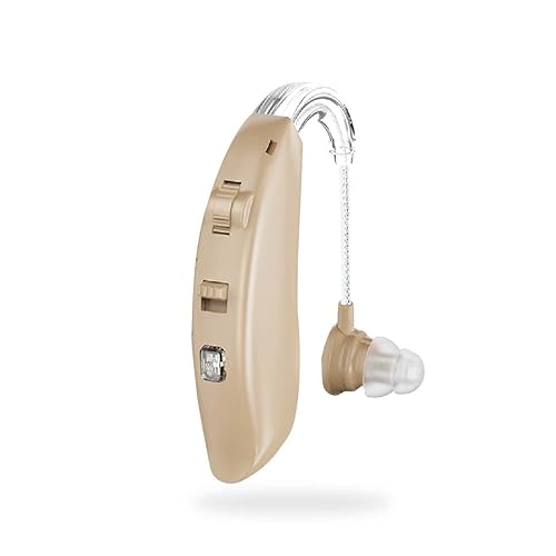 Puzeku Audífonos para personas mayores con pérdida auditiva severa, audífonos para personas mayores recargables con cancelación de ruido,
