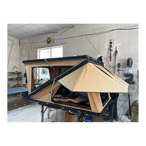 Carpa techo para camping color negro y plateado para 2-3 personas miniatura 3