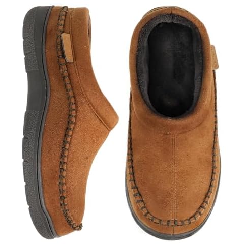 Zigzagger Men's Moccasin Slippers Cover
