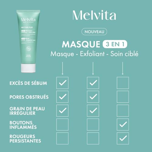 Masque exfoliant 3 en 1 Nectar Pur 75 ml - vue 6