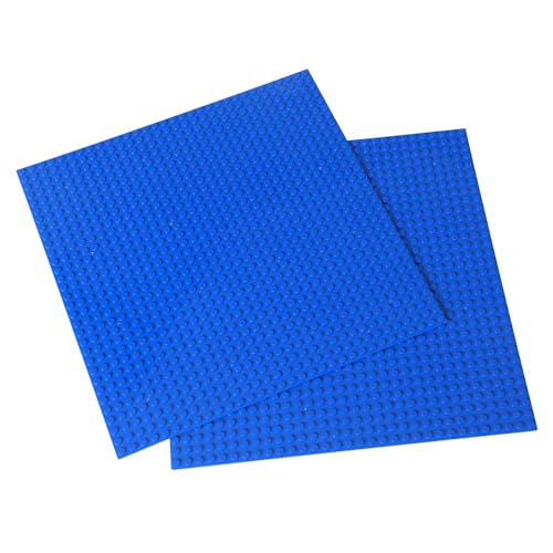 ekuzi 2 Pack Classic Base Plates for Building Bricks Base for Tables,Mats,and More,100% Compatible with All Major Brands Baseplate