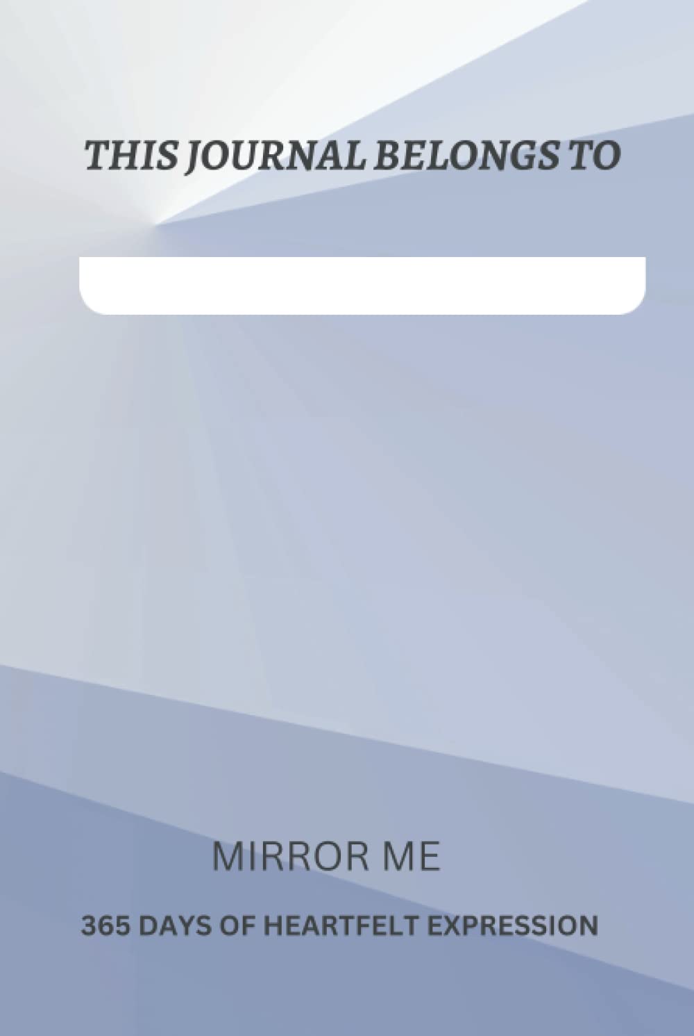 MIRROR ME A 365 Days Journal intime de développement personnel et carnet de gratitude annuel