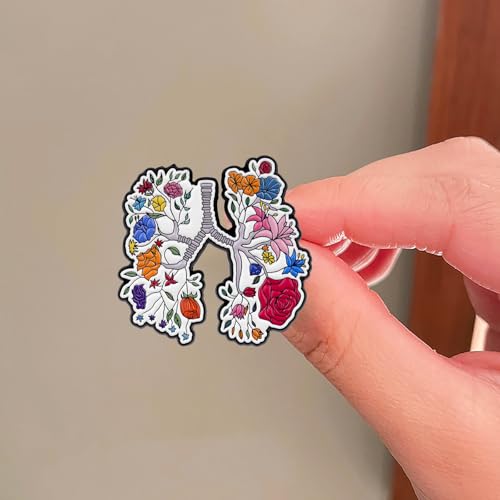 Image of Uterus Pin Medical Obgyn Pins Stethoscope Brooch Medicine Symbol Lung Brooch for Gynecologist Medical Doctors Nurse Gifts Jewelry