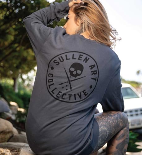 Sullen Men's Ever Crew Lyte Tattoo Lifestyle Graphic Long Sleeve Pullover Crew Feece Sweatshirt4