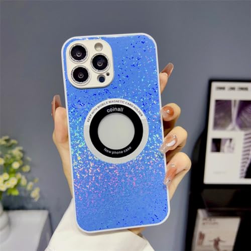 Finies les rayures sur l'iPhone 11 avec cet étui de chargement sans fil en cuir bleu dégradé