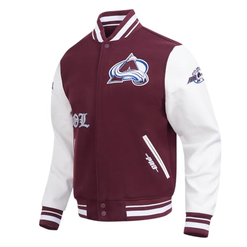Image of Pro Standard Mens NHL Old English Varsity Jacket