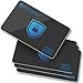 TICONN RFID Blocking Cards - 4 Pack, Premium Contactless NFC Debit Credit Card Passport Protector Blocker Set for Men & Women, Smart Slim Design Perfectly fits in Wallet/Purse... (4)