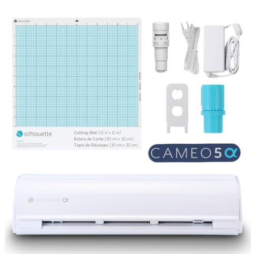 Silhouette Cameo 5 Alpha Branca – Máquina de Recorte Avançada, Pr...