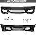 Bewild M-Tech Style Front Bumper Body Kit & Insert Grille Assembly Fit For 2001-2006 BMW E46 325Ci 330Ci & 2000 323Ci MTECH STYLE Modified Front Bumper Assembly Matte Black