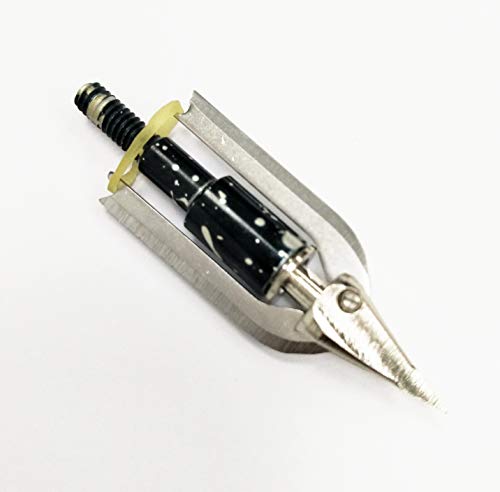 Savage Village Blood-Rocket Broadhead 2/3 Blade 100 Grain Expandable Cut Diameter 2" Rotating Hunting Arrowhead Archery Points 6 Broadheads/Lot #TOP4