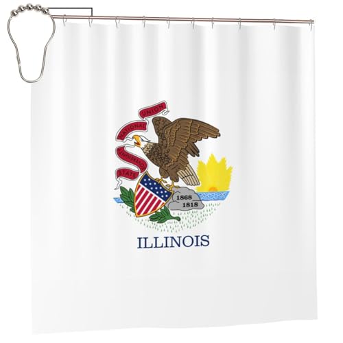 Rideau de douche Illinois 183x183 cm en polyester avec 12 œillets - 2