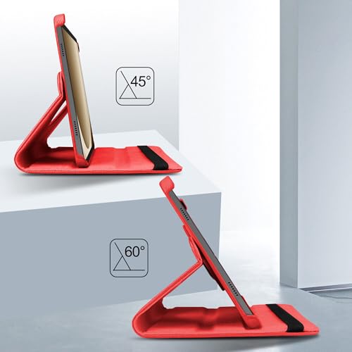 Image of TGK 360 Rotatable Flip Cover for Samsung Galaxy Tab A11+ Plus 11 Inch 2025 Case /Galaxy Tab A9 Plus 2023 (Red)