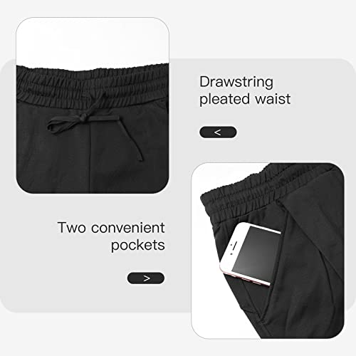 Vutru Women Winter Fleece Lined Open Botton Pants Sweatpants Joggers Pants Workout Lounge Pants Running Track Pants Pocket #TOP4