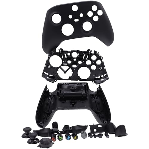 Image of Deal4GO FULL Housing Shell kit w /Trigger Buttons Thumbsticks Bumper D-pad replacement for Xbox Series X|S Controller - Black, M1140515