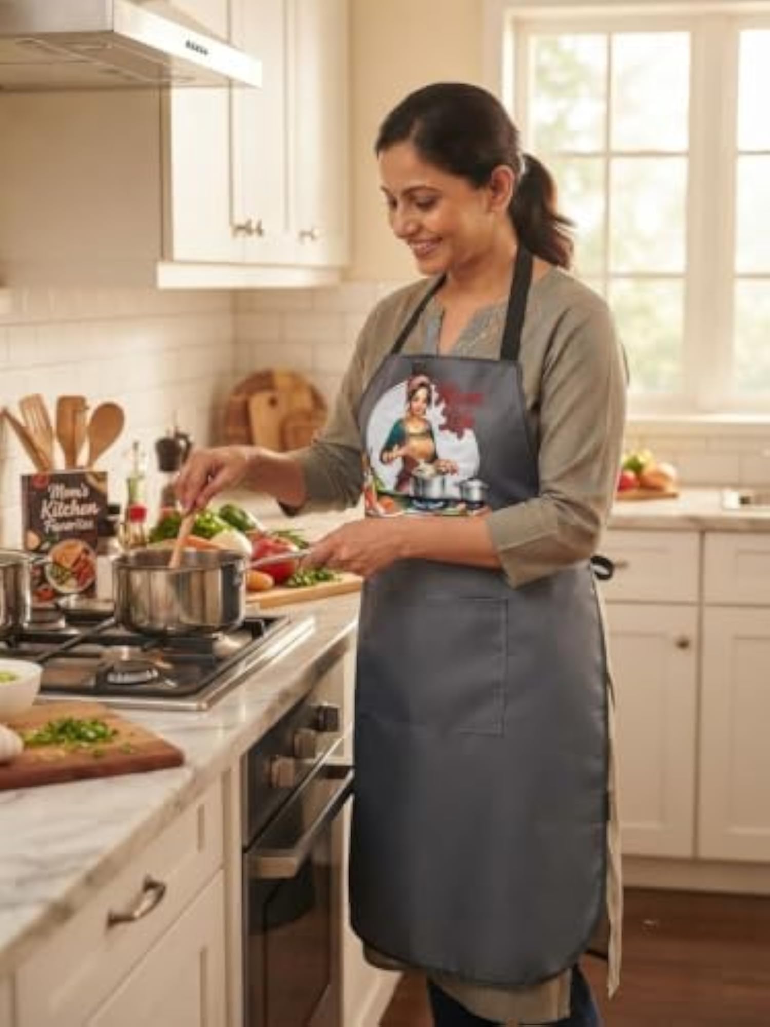 PVC Waterproof Kitchen Apron for Cooking