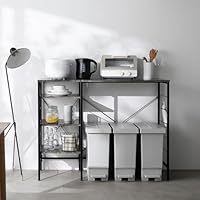 Amazon.co.jp: RASIK レンジラック カウンタータイプ キッチン 収納