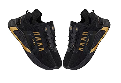 Image of BRUTON Casual Shoes, Walking Shoes, Training Shoes, Sneaker Shoes for Men (Set of 2 Pair)
