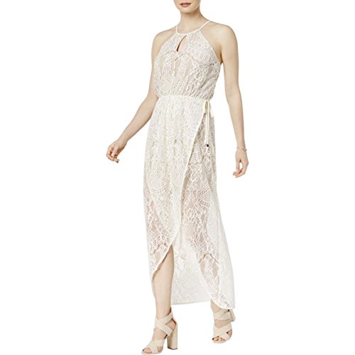 Amazon.com: Bar III Womens Lace Keyhole Maxi Dress Ivory XL : Clothing,  Shoes & Jewelry