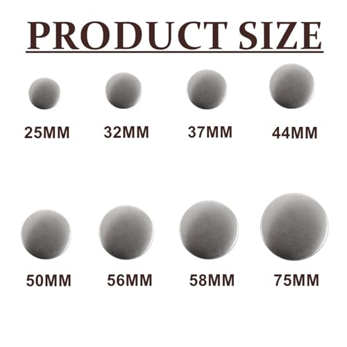 Kit de fabrication de badges circulaires à faire soi-même (25-75 mm), 100/200 pièces for la fabrication de badges ronds Compatible(200Pcs,75MM) – vue 3