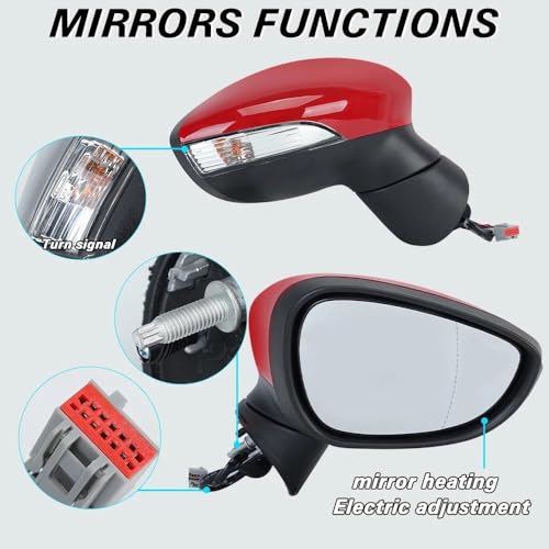 Rétroviseur extérieur gauche Ford Fiesta MK7 pour réparer le miroir - 5