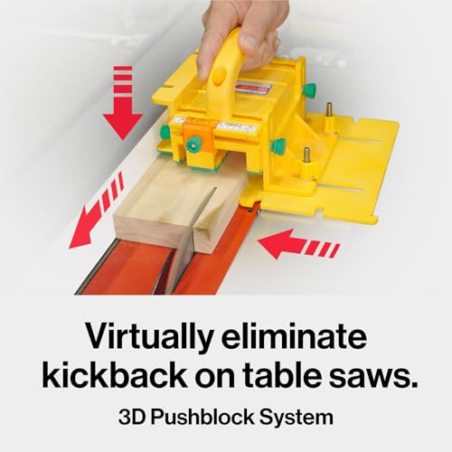 Bloc poussoir scie à table GRR-RIPPER PRO avec kit SafeRip 3D - 3