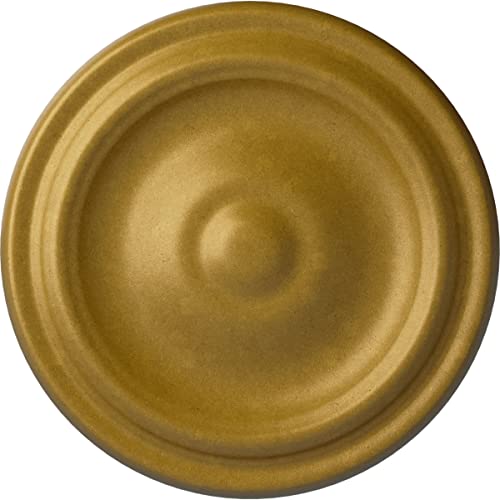 Image of 9 5 /8 inchOD x 1 1 /8 inchP Maria Ceiling Medallion (Fits Canopies up to 1 3 /4 inch), Pharaohs Gold