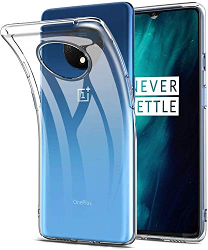 Image of Case Creation Brand - Mobile Cover for Oneplus 7T (Soft & Flexible Back Case), Transparent